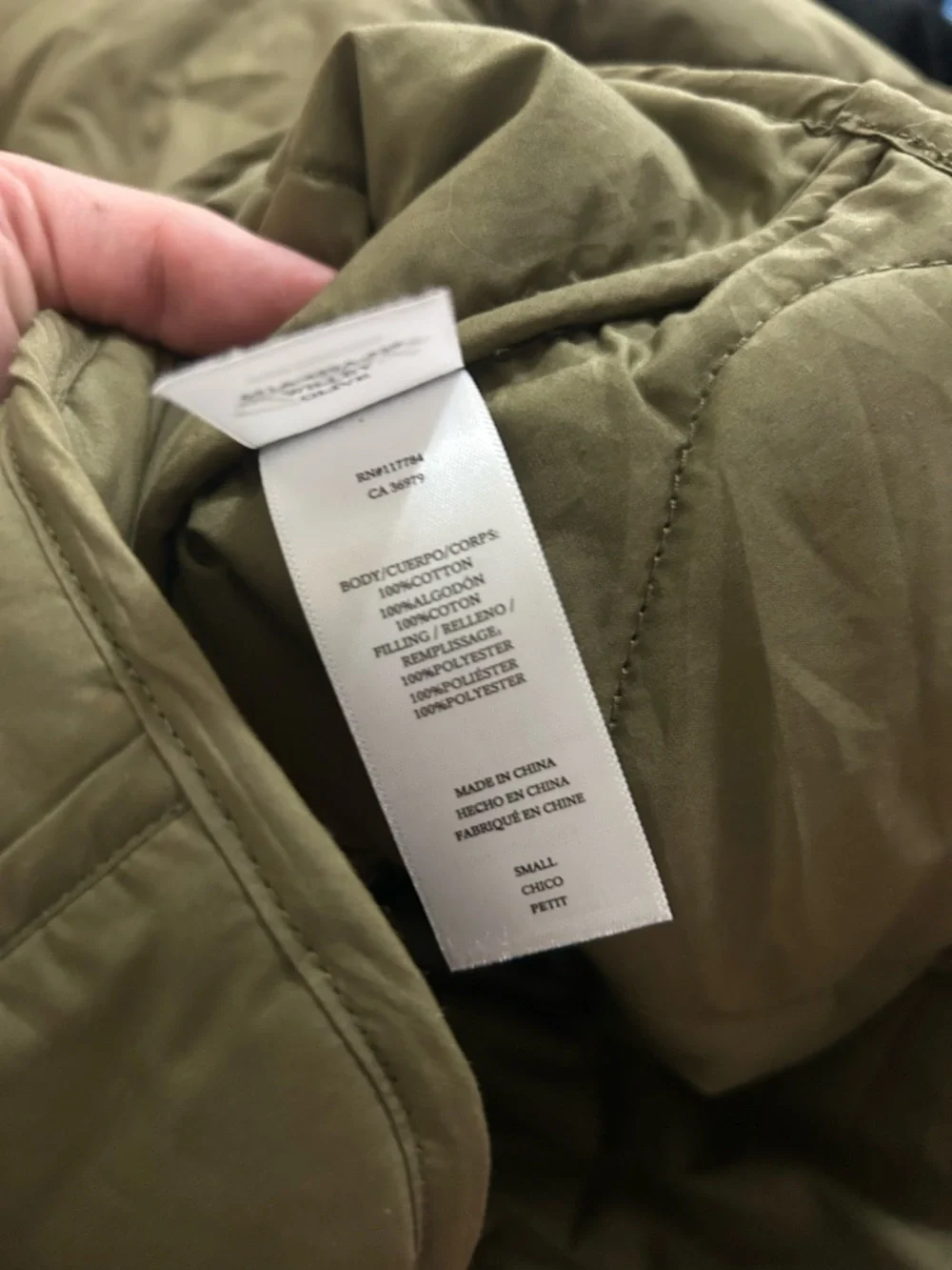 Rails Willey padded green lightweight jacket